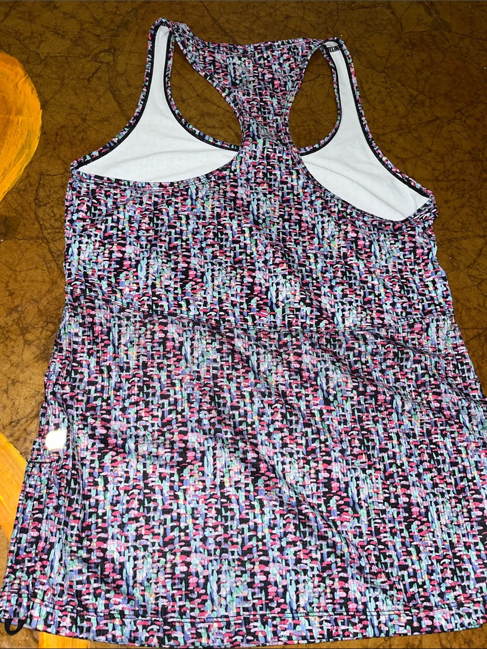 Fabletics Multi-Color Racerback Tank Top Sz S/M Womens - Picture 3 of 3